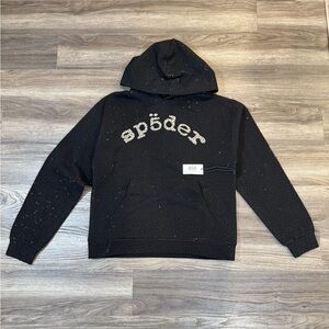 Spyder Black Hoodie with White Accents